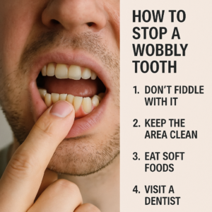 how to stop a wobbly tooth
